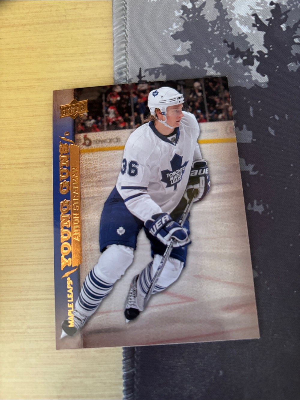 Toronto Maple Anton Stralman Leafs Young Guns Hockey Card - White & Blue